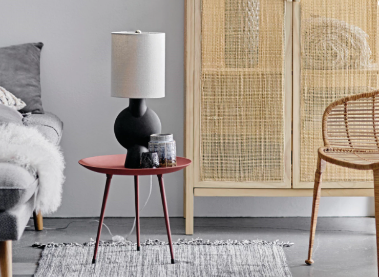 Black Terracotta Table Lamp